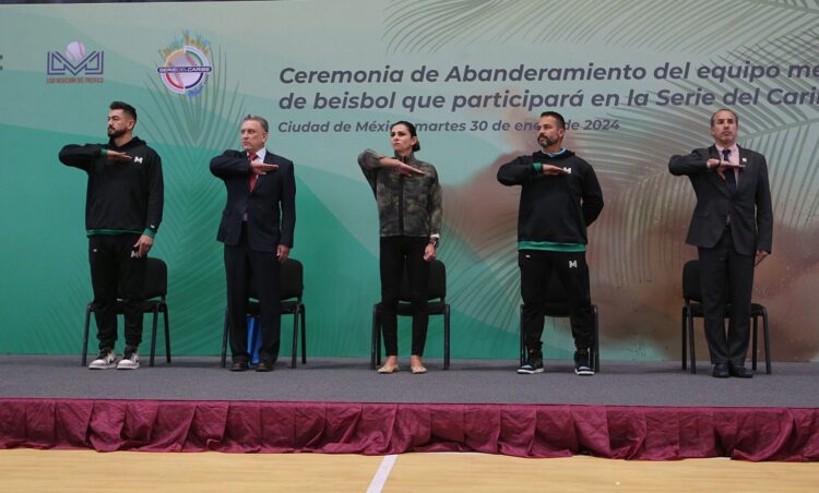 Directora de la CONADE abandera a los Naranjeros de Hermosillo para la Serie del Caribe Miami 2024