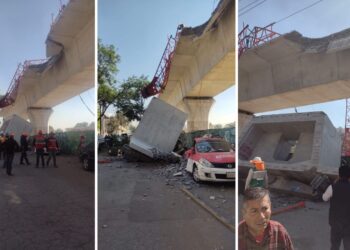 Tren interurbano México-Toluca: Colapsa estructura en estación Observatorio