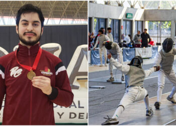 Diego Cervantes gana medalla de oro en el I Evento Nacional Puntuable de Esgrima en el CNAR