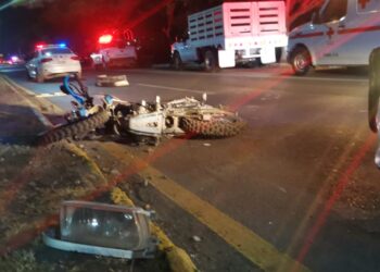 Taxi embista a joven motociclista en Bulevar “Praxedis Balboa”