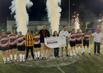Equipo de Seguridad Pública gana la  Copa Gobernador, rama femenil