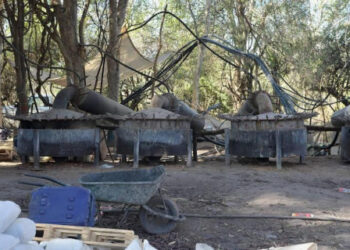 Localizan en Sonora el narcolaboratorio más grande en la historia de México