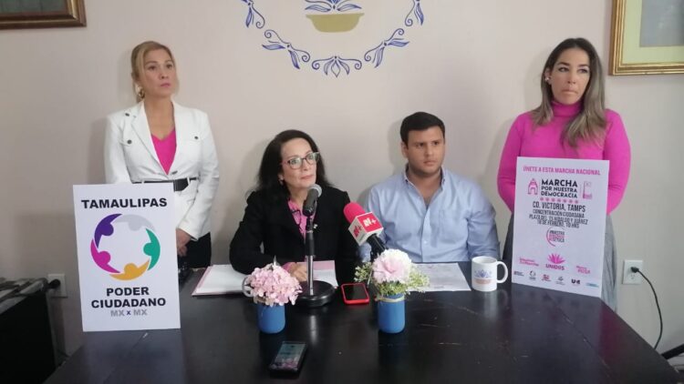 Convocan a concentración en pro de la democracia en plaza Juárez de Victoria