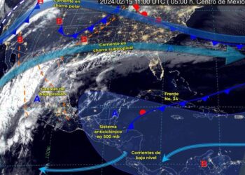 Prevén lluvias en Tamaulipas con la entrada del Frente Frío 35