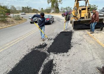 Amplía gobierno de Victoria  programa de bacheo a más de 20 colonias.
