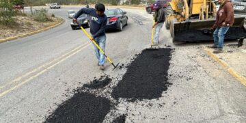 Amplía gobierno de Victoria  programa de bacheo a más de 20 colonias.
