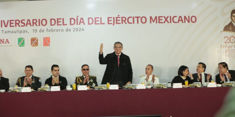 Destaca Américo Villarreal participación del Ejército en la transformación de Tamaulipas