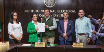 PVEM y aliados registran a Mario López como candidato a Diputado Federal por Matamoros ante el INE