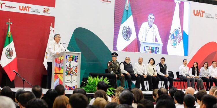 Refrenda gobernador de Tamaulipas todo el apoyo de su gobierno a la Universidad Pública
