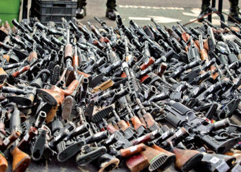 Armas traficadas de EU llegan a Chiapas; pasan antes por 15 eestados