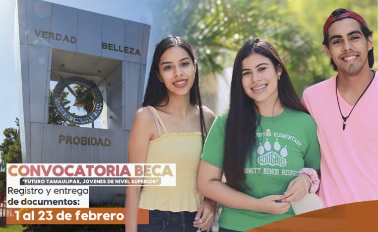 Convoca la UAT a estudiantes a participar por la beca Futuro Tamaulipas