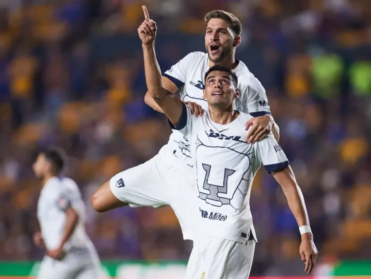 Pumas saca el empate 2-2 ante Tigres en “El Volcán”