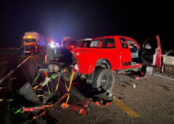 Choque múltiple en carretera Victoria-Tampico a la altura de González