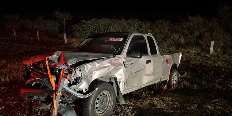 Choque múltiple en carretera Victoria-Tampico a la altura de González