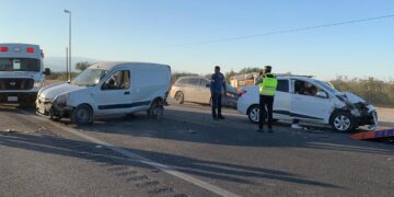 Carambola vehicular en el kilómetro 12 de carretera Victoria-Soto la Marina