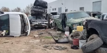 FGR destruye 26 ‘monstruos’ blindados en Tamaulipas