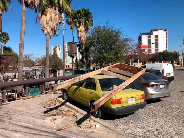 Vientos de hasta 90 kilómetros por hora dejan ‘caos’ en Nuevo León