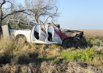 Fallecen en accidente dos elementos de la Guardia Estatal