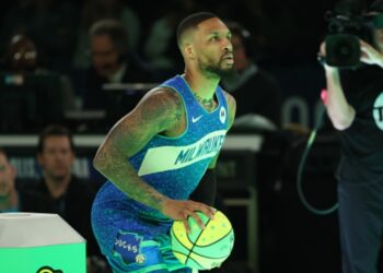 Damian Lillard se corona bicampeón en el Concurso de Triples del Juego de Estrellas