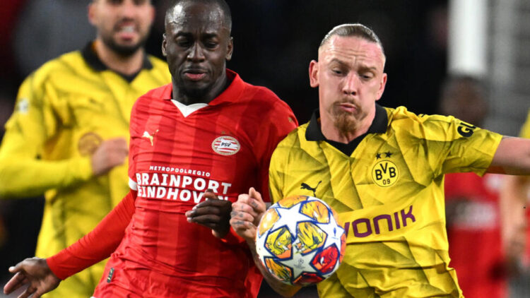 PSV Eindhoven rescata un empate ante el Borussia Dortmund