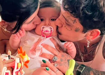 Christian Nodal comparte la primera imagen de su hija Inti