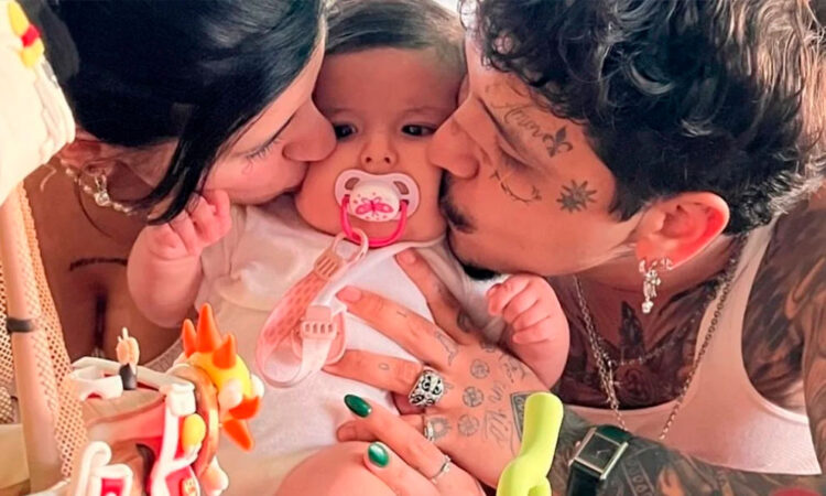 Christian Nodal comparte la primera imagen de su hija Inti