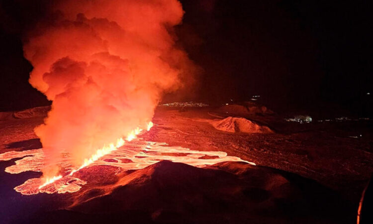 Nueva erupción volcánica en Islandia desencadena situación de emergencia