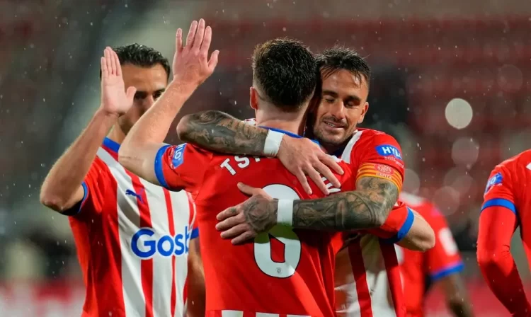 Girona vuelve a la senda del triunfo con una contundente victoria sobre el Rayo Vallecano