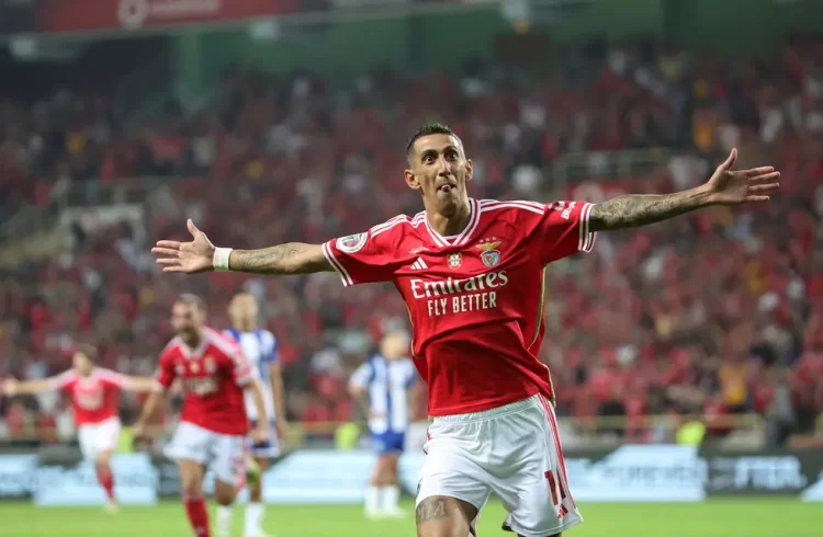 Benfica remonta con doblete de Di María y se clasifica a octavos de final de la Europa League