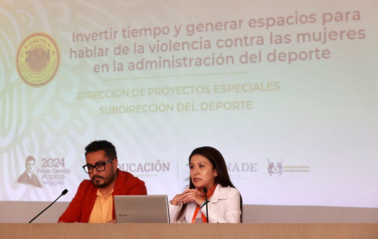 CONADE lanza campaña interna contra la violencia hacia las mujeres en el deporte