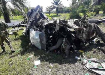 Hallan helicóptero Black Hawk de la policía colombiana accidentado en Antioquia