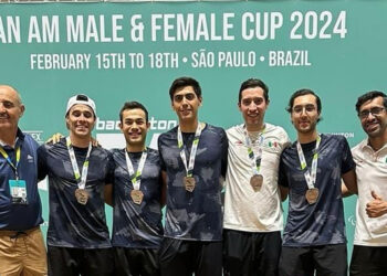 Equipo mexicano de bádminton obtiene medalla de bronce en la Copa Panamericana Masculina
