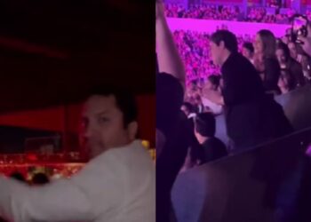 Alfredo Olivas y Julión Álvarez hacen acto de presencia en el concierto de Karol G