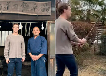 Mark Zuckerberg explora el arte de la fabricación de espadas japonesas