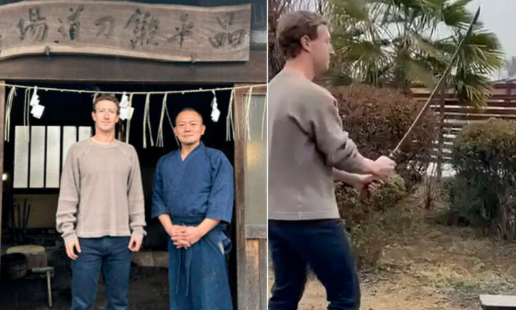 Mark Zuckerberg explora el arte de la fabricación de espadas japonesas