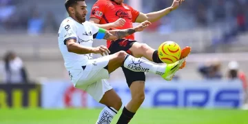 Pumas y Xolos empatan 3-3 en el CU en polémico duelo de fieras