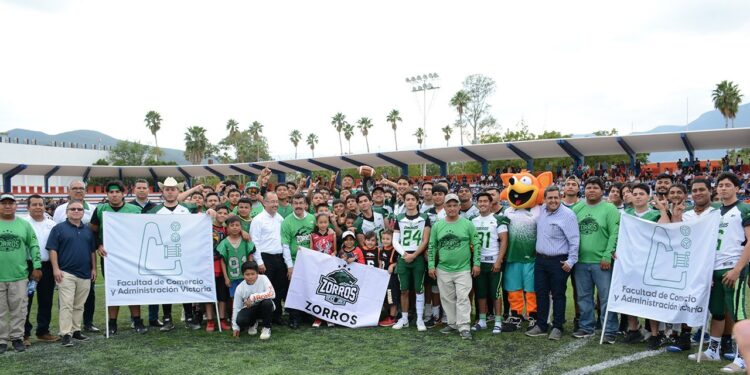 Inaugura Dámaso Anaya torneo de futbol americano de la UAT categoría intermedia