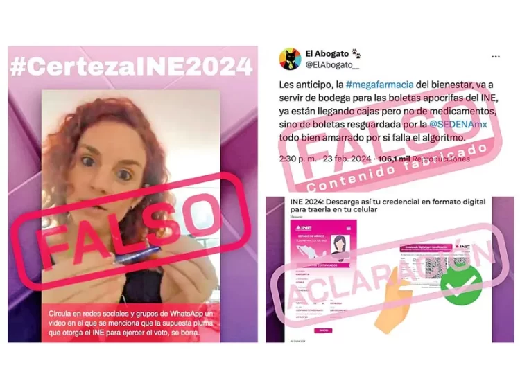 INE activa estrategia contra las fake news en redes sociales y medios tradicionales