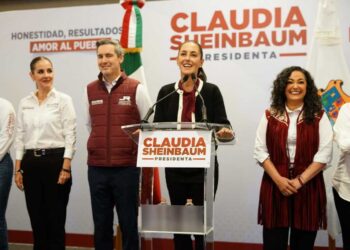 Plantea Sheinbaum desde Matamoros diálogo sobre jornada laboral de 40 horas