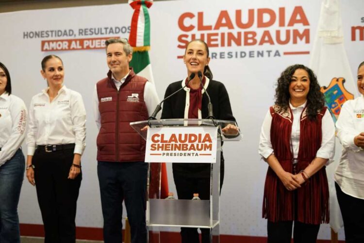 Plantea Sheinbaum desde Matamoros diálogo sobre jornada laboral de 40 horas