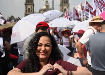 Con Claudia Sheinbaum, Olga Sosa y JR arrancan campaña por Morena