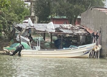 Harán revisión de casas dañadas por vientos en La Pesca, Soto la Marina