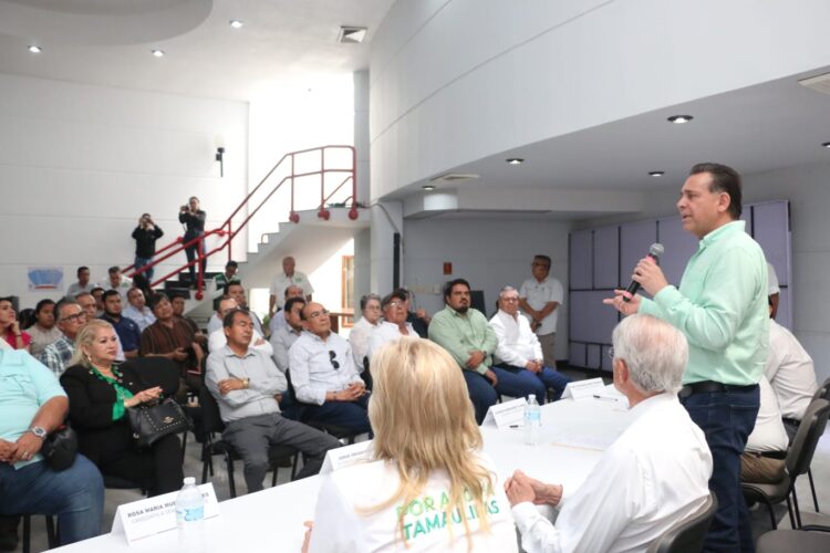 Ante constructores de Tampico, “Geño” cimienta proyectos para la zona conurbada