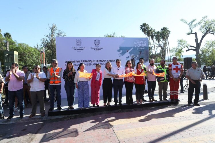 En marcha operativo de seguridad por Semana Santa 2024 en Cd, Victoria