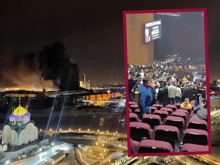 Tiroteo e incendio en sala de conciertos de Moscú deja 40 muertos