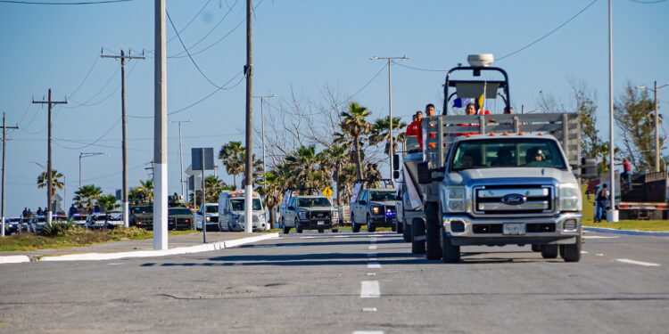 Activan operativo de seguridad turística Semana Santa 2024 en Matamoros, Tamaulipas