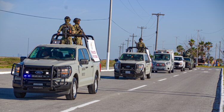 Activan operativo de seguridad turística Semana Santa 2024 en Matamoros, Tamaulipas