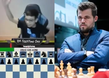 Faustino Oro, niño argentino de 10 años vence al mejor ajedrecista del mundo