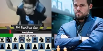 Faustino Oro, niño argentino de 10 años vence al mejor ajedrecista del mundo