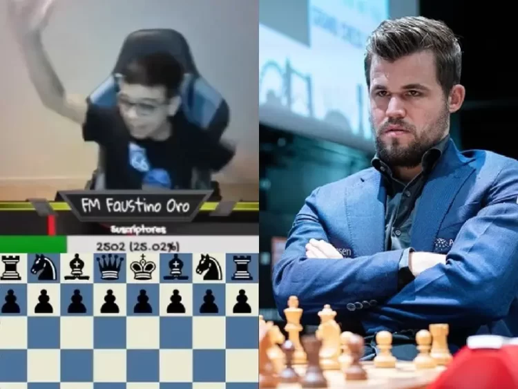Faustino Oro, niño argentino de 10 años vence al mejor ajedrecista del mundo
